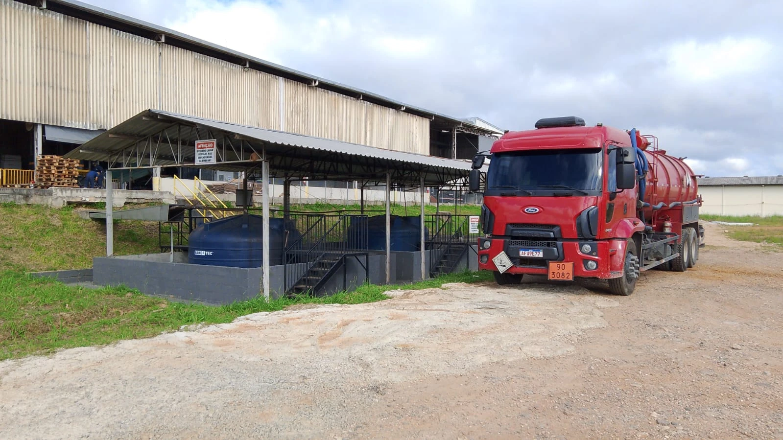 Gerenciamento e transporte de resíduos