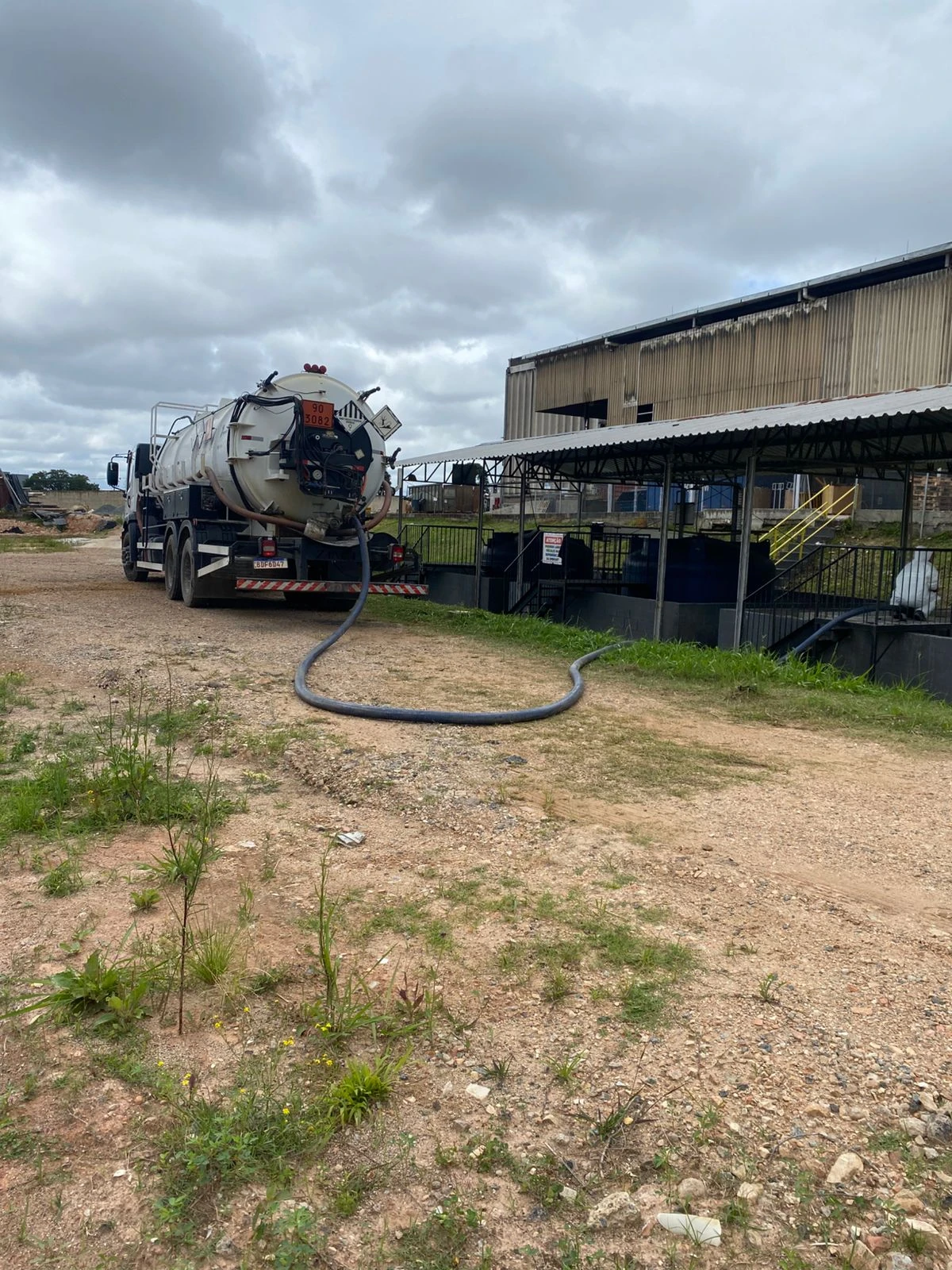 Remoção de resíduos industriais