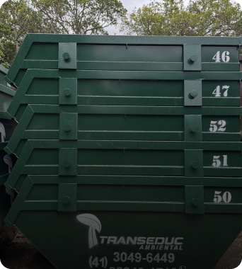 Caçambas poliguindaste